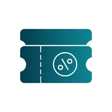 İndirim simgesi vektör illüstrasyonu