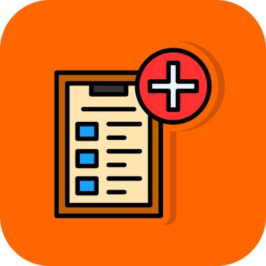 Liste simgesi ve düz biçimli pano