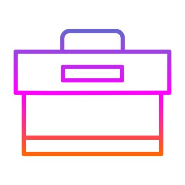 Çanta. Web simgesi basit tasarım