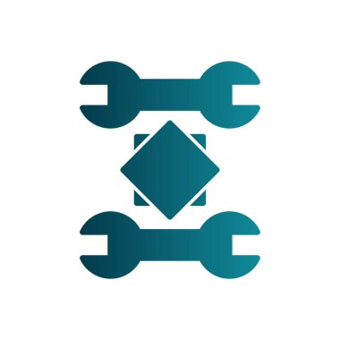 Modern b 'nin vektör illüstrasyonu eksik simgesi