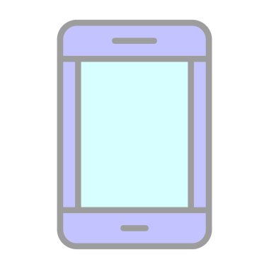 akıllı telefon simgesi, vektör illüstrasyonu basit tasarım
