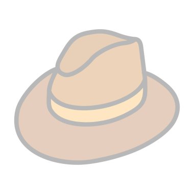 Şapka. Web simgesi basit illüstrasyon 