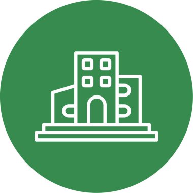 modern yapı web simgesi, vektör illüstrasyonu