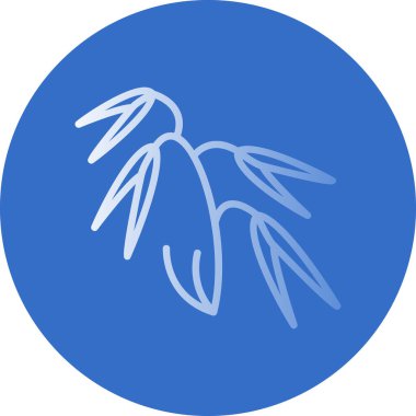 Bitki simgesinin vektör illüstrasyonu