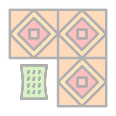 Seo simgesinin vektör illüstrasyonu