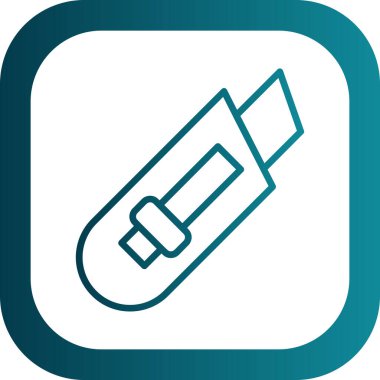 Kağıt Kesicisi ikon vektör illüstrasyonu