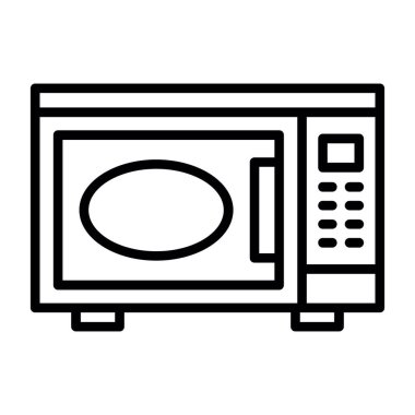 fırın ikonu vektör illüstrasyonu