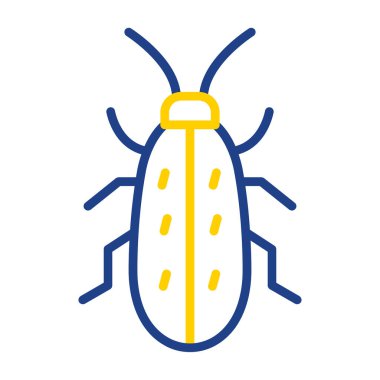 hata böceği simgesi vektör illüstrasyonu