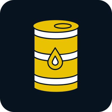 vektör yağ varili simgesi