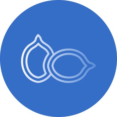 Balık simgesinin vektör illüstrasyonu