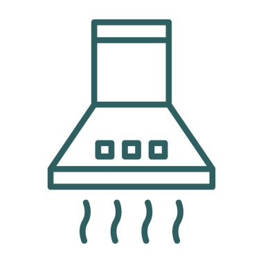 Yazıcı simgesi vektör illüstrasyonu