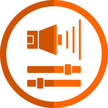 Ses Web simgesi, vektör çizim. 