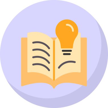 Kitap. Web simgesi basit illüstrasyon