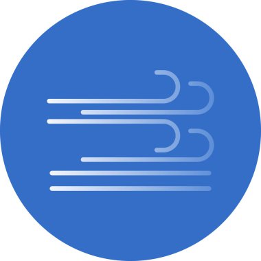 Rüzgar simgesinin vektör illüstrasyonu