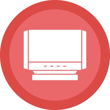 Bilgisayar. Web simgesi basit illüstrasyon