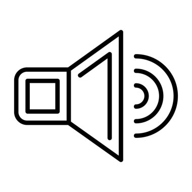 vektör sözcüsü Simgesi illüstrasyonu 