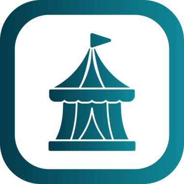 Sirk çizgisi vektör simgesi