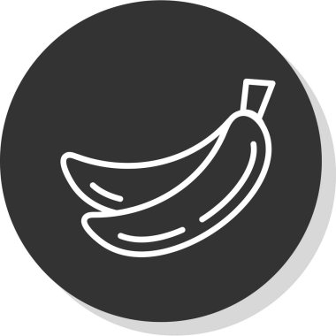 muz ikonu. vektör çizimi tasarımı 