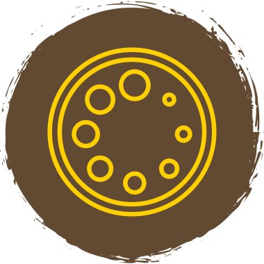 Kahve çekirdeğinin vektör çizimi