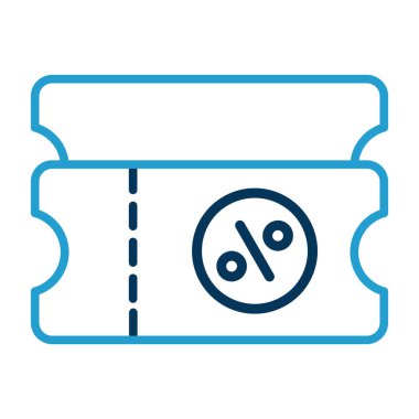 İndirim simgesi, vektör illüstrasyonu