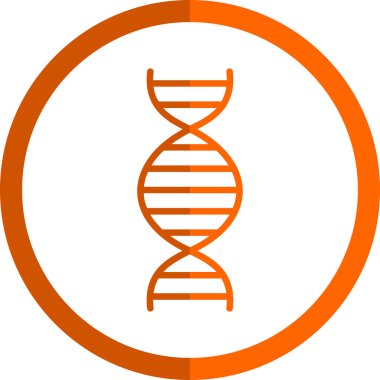 dna. Web simgesi basit illüstrasyon 
