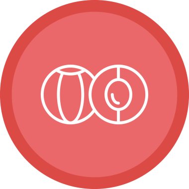 kahve çekirdeği vektör simgesi