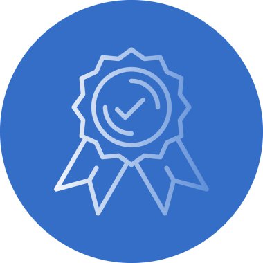 Rozet. Web simgesi basit illüstrasyon