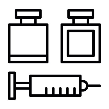 ilaç uyuşturucu vektör simgesi