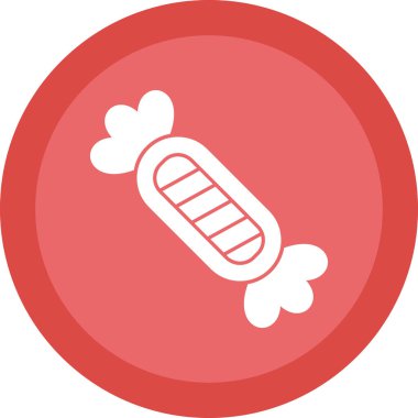 Şeker ikonunun vektör illüstrasyonu  