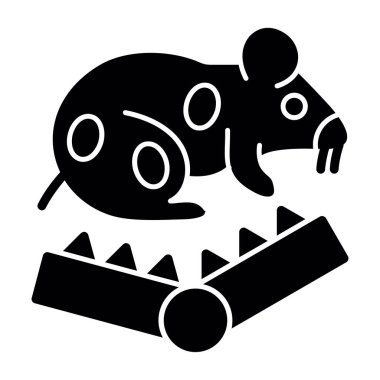 Domuz. Web simgesi basit illüstrasyon