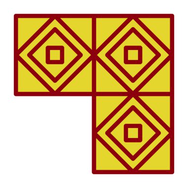 kare ve dikdörtgen desen vektör tasarımı