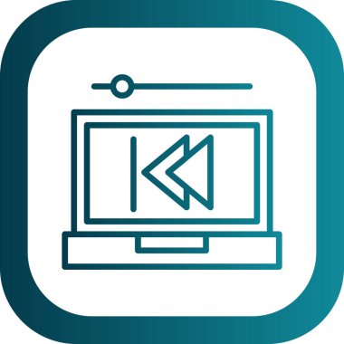 Geri dön, oku geri götür, sol vektör simgesi. Geriye, önceki düğme 