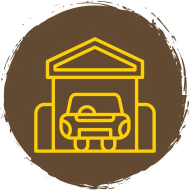 - Araba. Web simgesi basit illüstrasyon