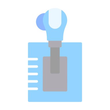 Fırça simgesi vektör illüstrasyonunu boya