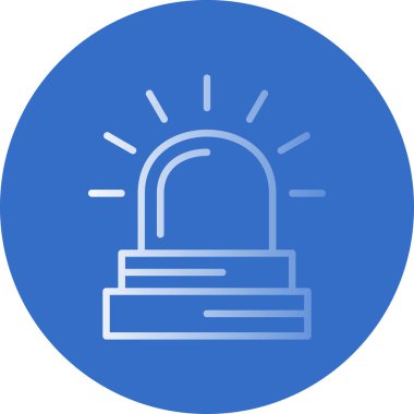 Beyaz arka plan üzerinde izole alarm simgesini 