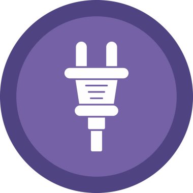Plug web simgesi, simge illüstrasyonu