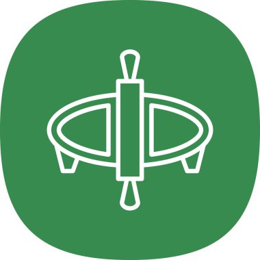 Tek bir simgenin vektör illüstrasyonu