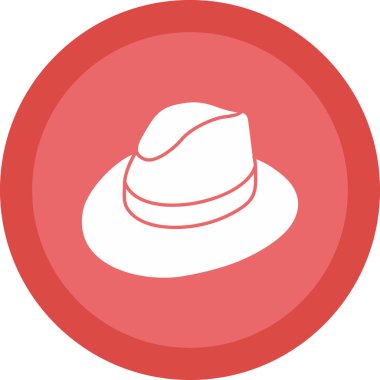 Şapka. Web simgesi basit illüstrasyon 