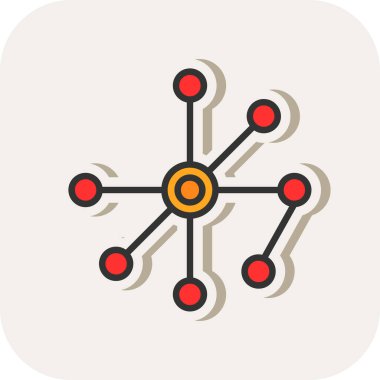 ağ simgesi. Vektör illüstrasyonu