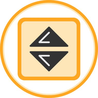 ok simgesi, vektör illüstrasyonu