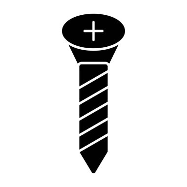 vector illustration of screw tool icon 