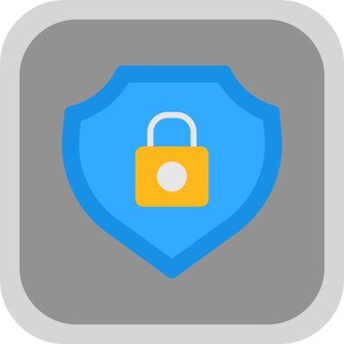 kalkan simgesi logo tasarımı element vektör çizimi 