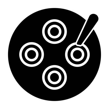 Modern bir simgenin vektör illüstrasyonu