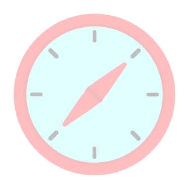 vector illustration of Compass modern icon            