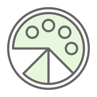 Gıda simgesinin vektör illüstrasyonu