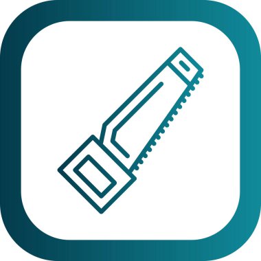 Modern El Testere simgesinin vektör çizimi              