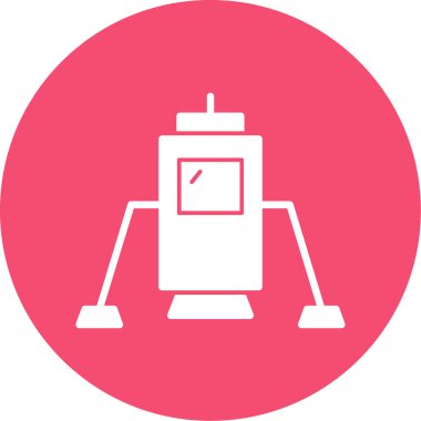 Modern b 'nin vektör illüstrasyonu insansız hava aracının ikonundan yoksun