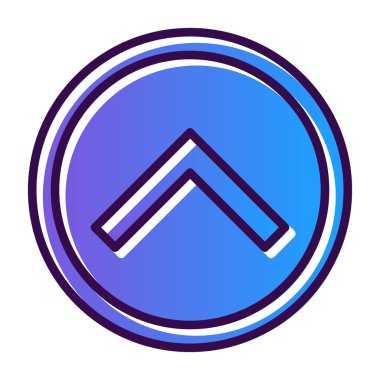 Pusula. Web simgesi basit illüstrasyon