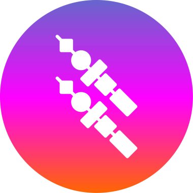 Kebap simge vektör çizim