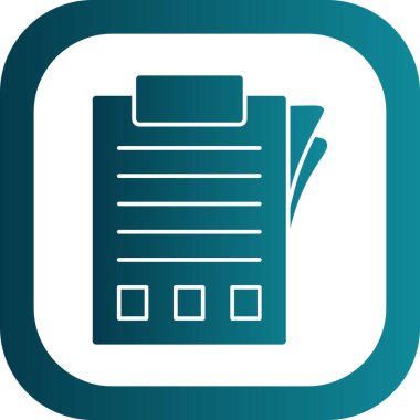 belge simgesi, vektör illüstrasyonu basit tasarım